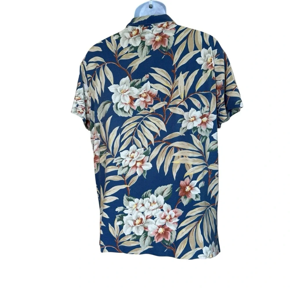 Polo Ralph Lauren 2011 Floral Polo Shirt XL Hawaiian Tropical Cruise Vacation